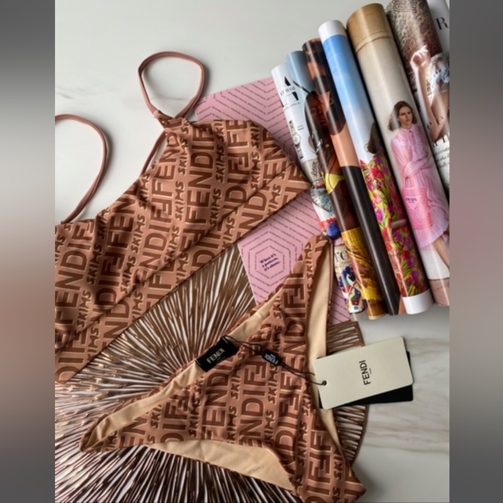 NWT - FF Colab Bikini Swim (BROWN)